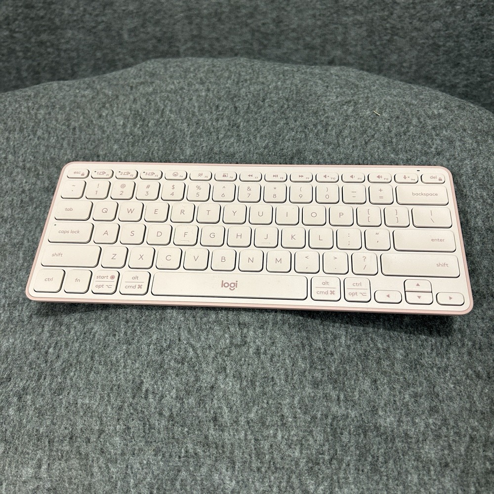 Logitech Casa Pop Up Keyboard Only Bluetooth Wireless Keyboard Only Pink Tested